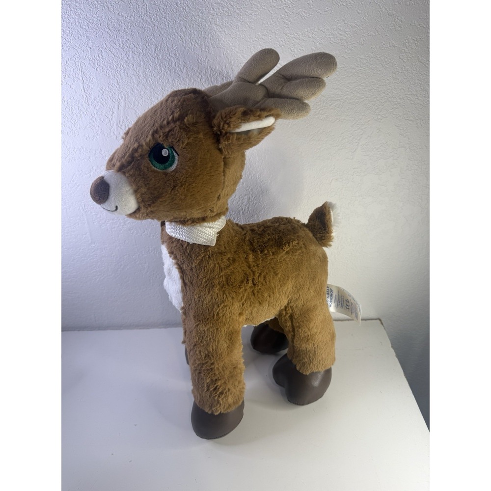 Build-A-Bear Reindeer Blitzen Stuffed Plush Christmas Antlers